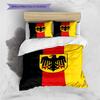Germany Flag Eagle Black Red Yellow Stripe Print Duvet Cover Set 3Pcs National Symbol Bedding Bedroom Home Decor Without Pillow Core Comforter