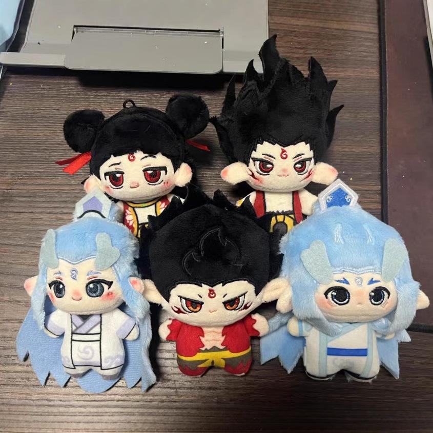 Nezha 2 Peripheral Dolls, Plush Pendant Blind Box Cotton Doll Doll Ao Bing Doll Ornaments