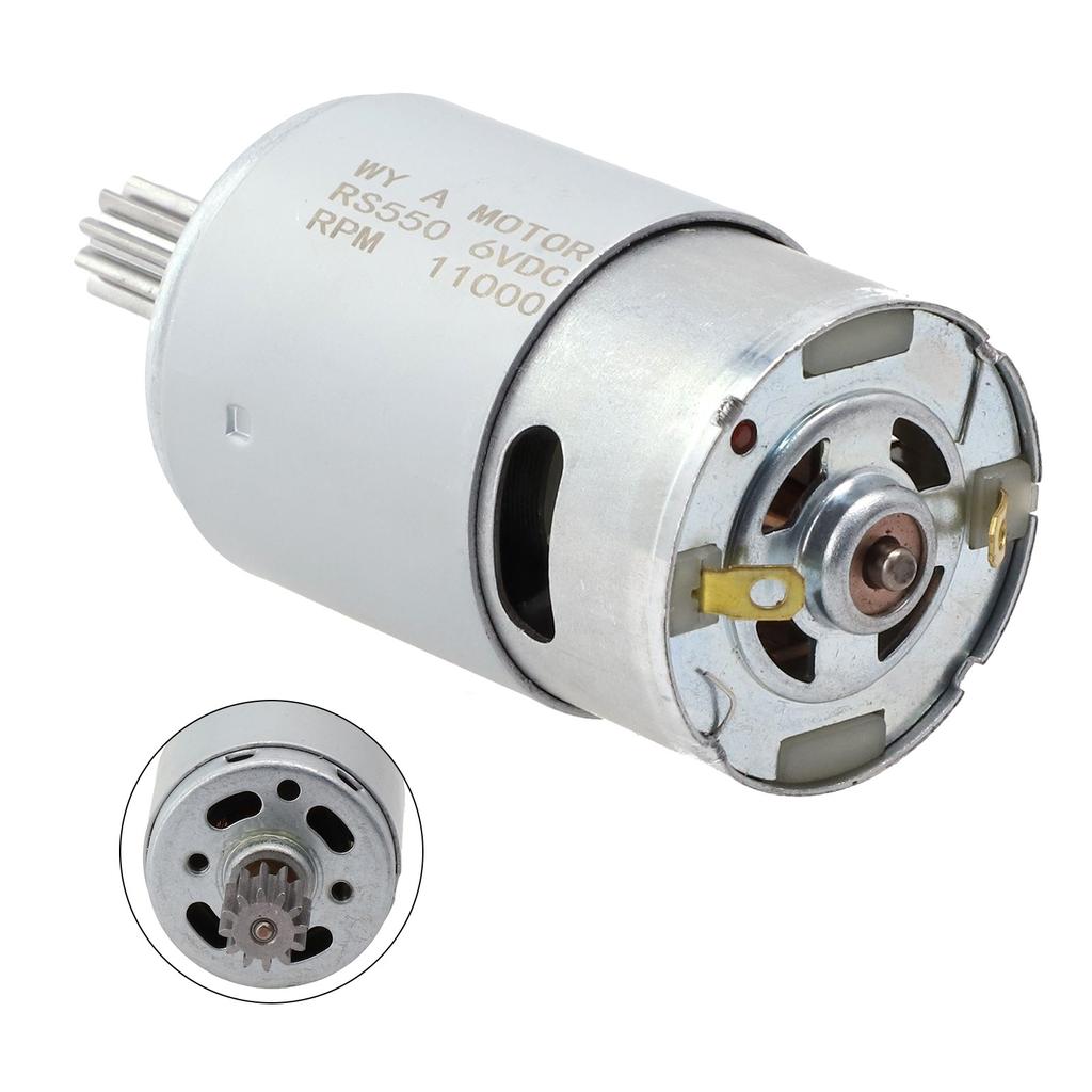 10 Teeth 1cm Gear Toy Car Motor 10000rpm 6V /12V 24V