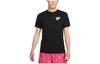 T Shirts Men's Black Crew Neck Moderate Straight Fit FD6637-010