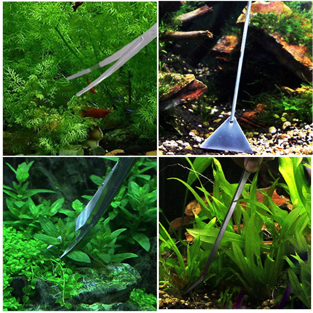 

5 In 1 Aquarium Accessories Aquascape Tools Set Fish Tank Cleaner Stainless Steel Tweezers Scissors Hydropytosphere Plant Clean Poland