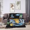Coperta Morbida Calda Wobbly Life Coperta Plaid Peluche per Bambini Coperta Novelty per Divano Sedia Copri Letto in Flanella Copri Letto Divano