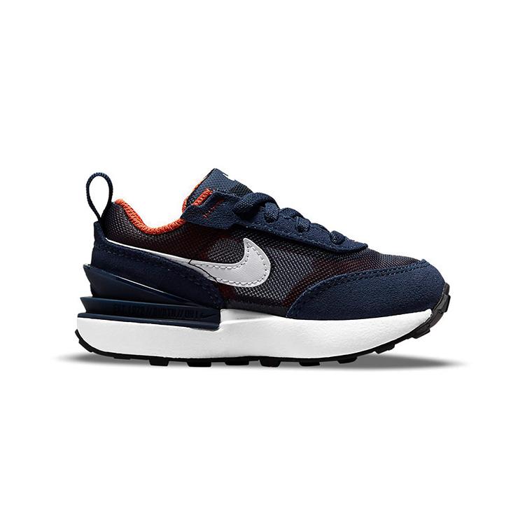 Nike Waffle One Low Top Sports Casual Shoes Blue Orange Infant And Toddler DC0479-401