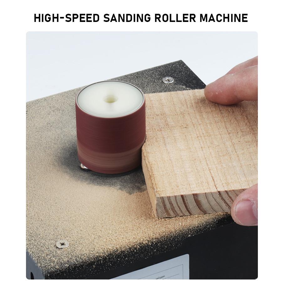 Knife Sharpener Multifunctional Electric Belt Sander Benchtop Grinding Polishing Machine High Speed Sanding Disc Machine