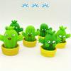 Cute silicone cactus stress relieving toy - elastic and stretchable rubber shaped figurine,suitable for birthday and party gifts