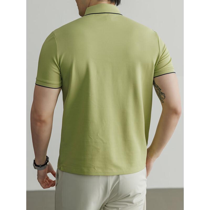 Hengyuanxiang Men's Antibacterial Cooling Modal Polo Shirt