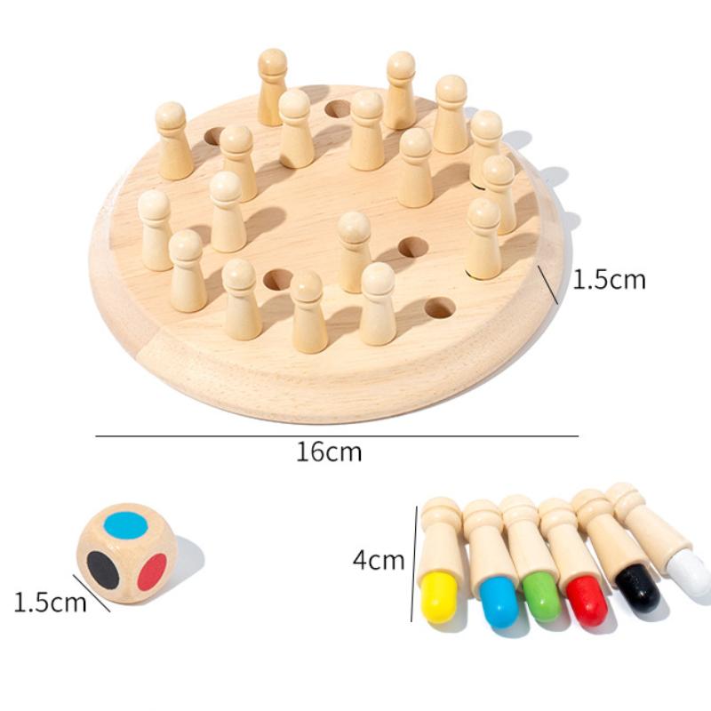 Chess Matching Game: Family Board Games for Kids and Adults, Preschool Learning Educational Toys, Birthday Gift for Boy Girl