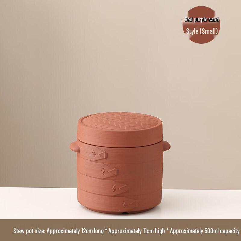 Ceramic Double-Lid Stew Pot