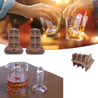 Moule à glaçons en Silicone, plateaux, formes amusantes, moules à crème glacée, cocktails, whisky, eau, bonbons, fabrication de moules, couvercles, outils de cuisine réutilisables