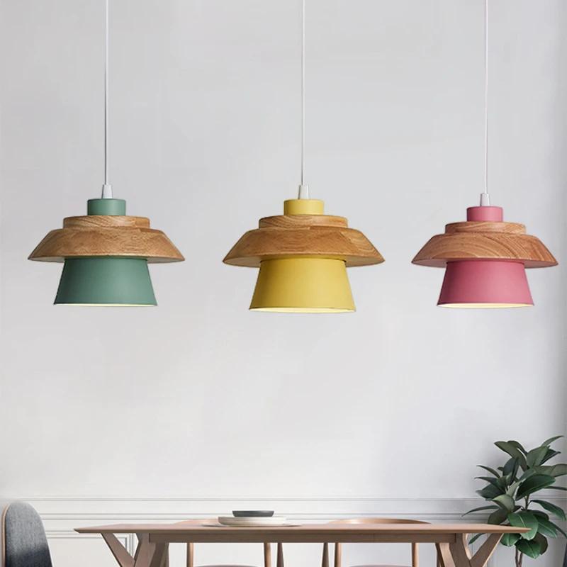 Nordic Restaurant Chandelier Pendant Light for Bedroom Hallway, Bar Counter, Coffee Shop Creative Art, Macaron Lighting Fixtures