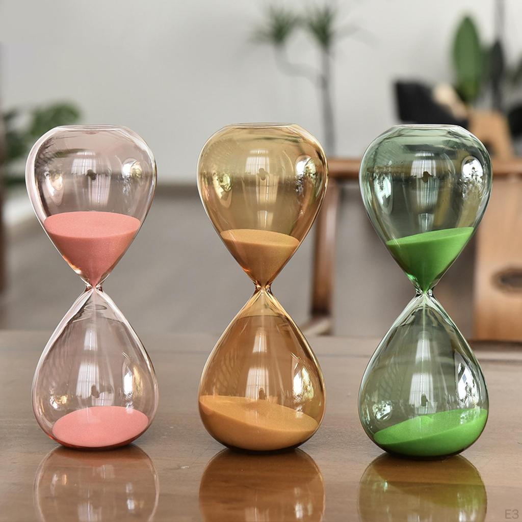 Elegant Glass Sand Timer for Home and Office Decor