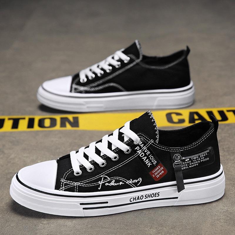 Classic Canvas Shoes Men's Shoes Summer Breathable Board Shoes Men's Casual Trendy Shoes Students
