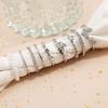 9 stk/sett Elegante kvinner Ringer Sett Rhinestones Sommerfugler Faux Pearl Dekor Finger Ringer Smykker Gave