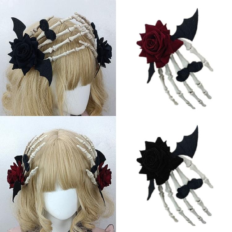 Hair Accessories Hairpin Skull Hand Hair Clips Barrette Hairpin for Halloween