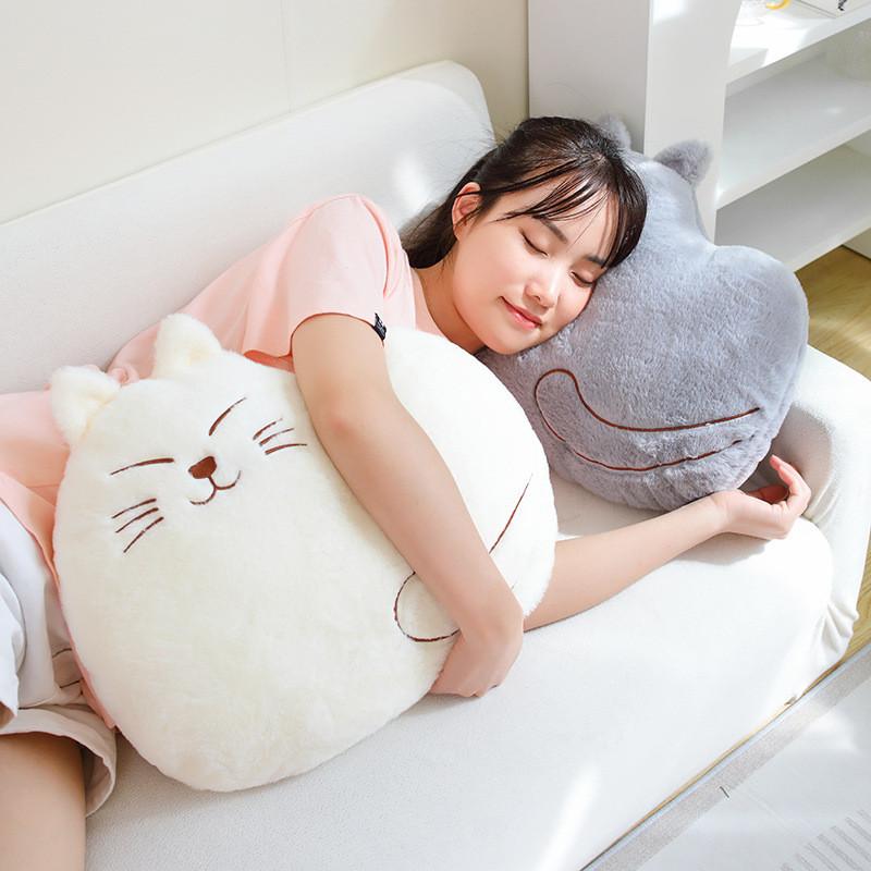 Cat Plush Toy Animal Stuffed Doll Cartoon Bedroom Decoration Kids Cute Gift