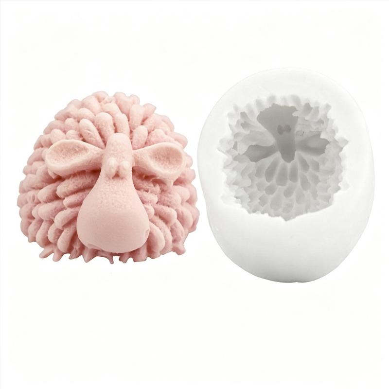 Cute Sheep Silicone Candle Mold With Bow Sitting Sheep Cute Design Diy Suitable Handmade Crafts Candles Plaster Soap Home Decor