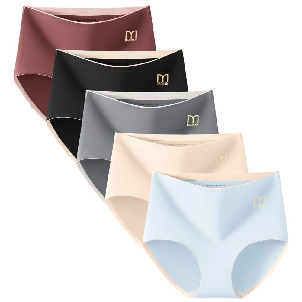 

IKNIYO Бесшовные трусики из глубокого хлопка для красивых ягодиц и полностью дышащие и антибактериальные женские трусики с высокой посадкой на живот, эластичные,