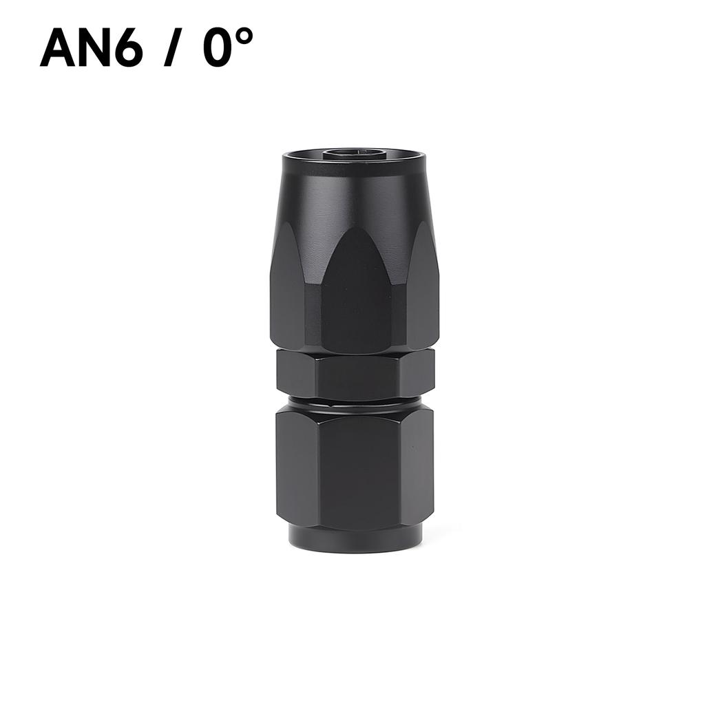 1 PCS Universal Straight 0 45 90 180 Degree Aluminum Car Swivel Hose End Fitting Adapter AN4/AN6/AN8/AN10 Oil Fuel CPE Line NPT