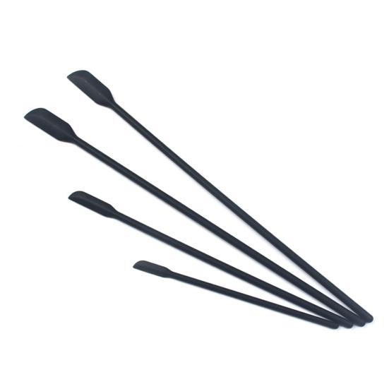 4Pcs/Set Silicone Spatula Soft Flexible Portable Long Handle  Small Scraper Kitchen Gadget