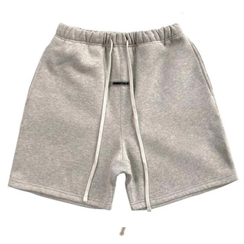 Dubbla linjer Reflekterande shorts Herr Sommar Fempunktsbyxor High Street Lös Enfärgad Enkel Vardaglig
