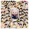 100 Pieces of Cotton Doll Cute Stickers Cartoon Guka Hand Account Creative Decorative Water Cup Mobile Phone Small Mochi Stickers