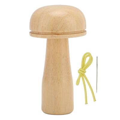 Kit Ciupercă pentru Reparat cu Ac Detasabil din Lemn Unelte de Cusut pentru DIY Tricotat Broderie