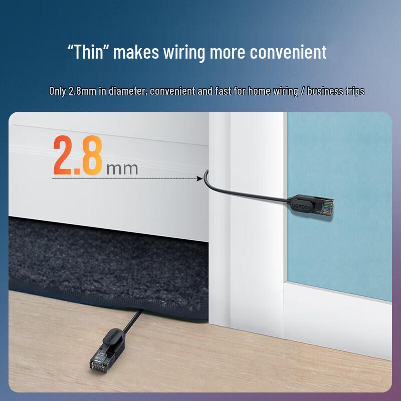 Ugreen Cat6A 10Gbps Thin Ethernet Patch Cable