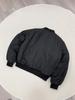 Giacca Bomber di Velluto Reversibile Rosso Vino Premium - Spessa, Imbottita in Cotone MA1 per l'Inverno