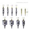 Upgrade Heavy Duty Carbide TCT Carbide Hole Saw Kit Professional Hard Metal Hole Opener Tool Set