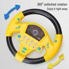 360° Rotating Musical Children's Steering Wheel: Educational Co-Pilot Toy