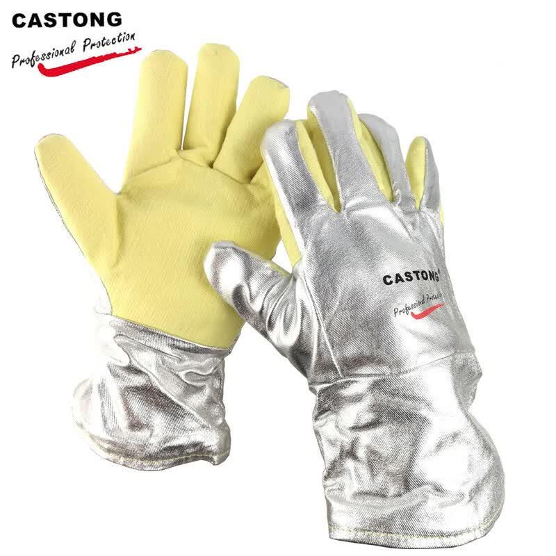 CASTONG Industrial 400°C Heat Resistant Gloves One Size