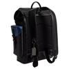 Coach Hitch 31 Brand Print Flap Closure Coated Canvas And Refined Calfskin Backpack Large Men Backpack Black CV985-BLC