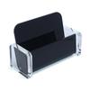 Transparent Plastic Business Card Case Holder Blank Acrylic Clear Desktop Shelf Box Storage Display Stand Place Desk Card Holder