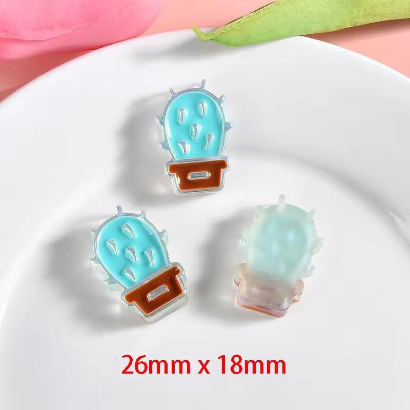 New Hot Sale Kawaii Cabochons Artificial Food Animal Fruit Design Resin with Flat Back for Souvenirs