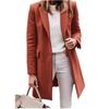 Autumn and Winter Long Large-size Woolen Women's Coat and Coat Quality Goods