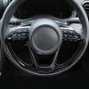 YOFAMO Steering Wheel Button Frame Trim Switch Covers for Toyota New Sienta 10 Series 2022 Interior Custom Stain and Scratch ABS Custom Easy Set