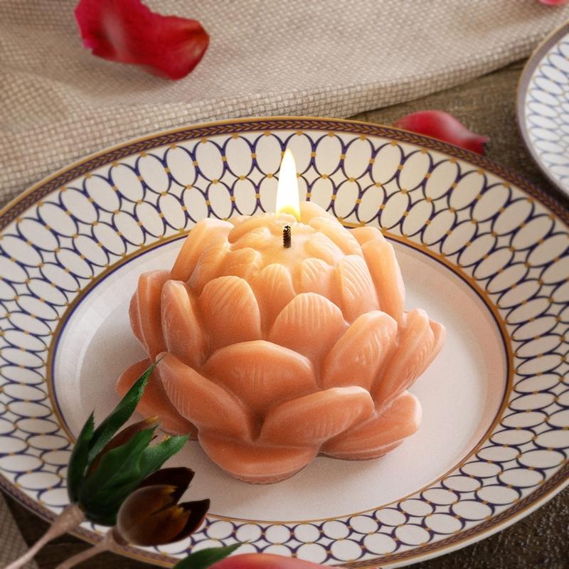 Flower Blossom Candle Molds for Making Candle Soap Christmas Present Room Decorations, Flower Candle SIlicones Molds