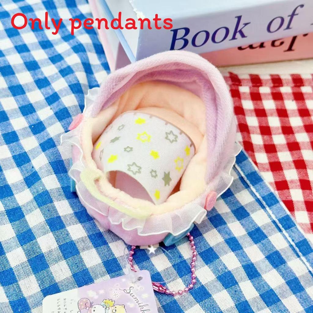Cute Scene Animal Pumpkin Cart Plush Pendant For Kids Room