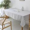 SAWAN Tablecloth, Simple Plaid, Gray, 130x180cm