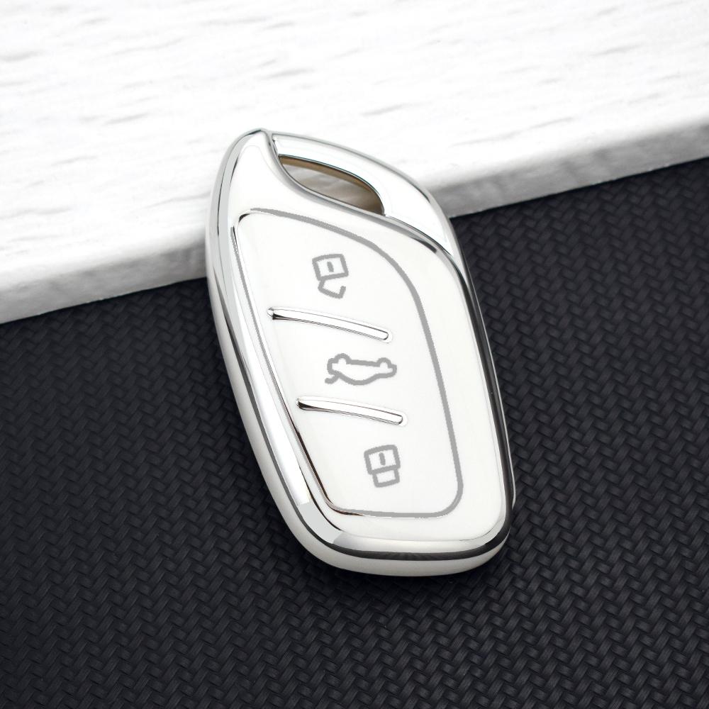 Soft Tpu Car Key Case Cover Fob For Mg Zs Ev Mg4 Hs Ehs Mg5 Mg6 Mg3 Mg7 Gt Zx For Roewe Rx5 Erx5 Rx3 Rx8 I6 I5 Car Accessories