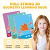 Educational Geometry Workbook Hands on Geometric Shape Activity Book With Folding Geometric Model For Kid Preschooler