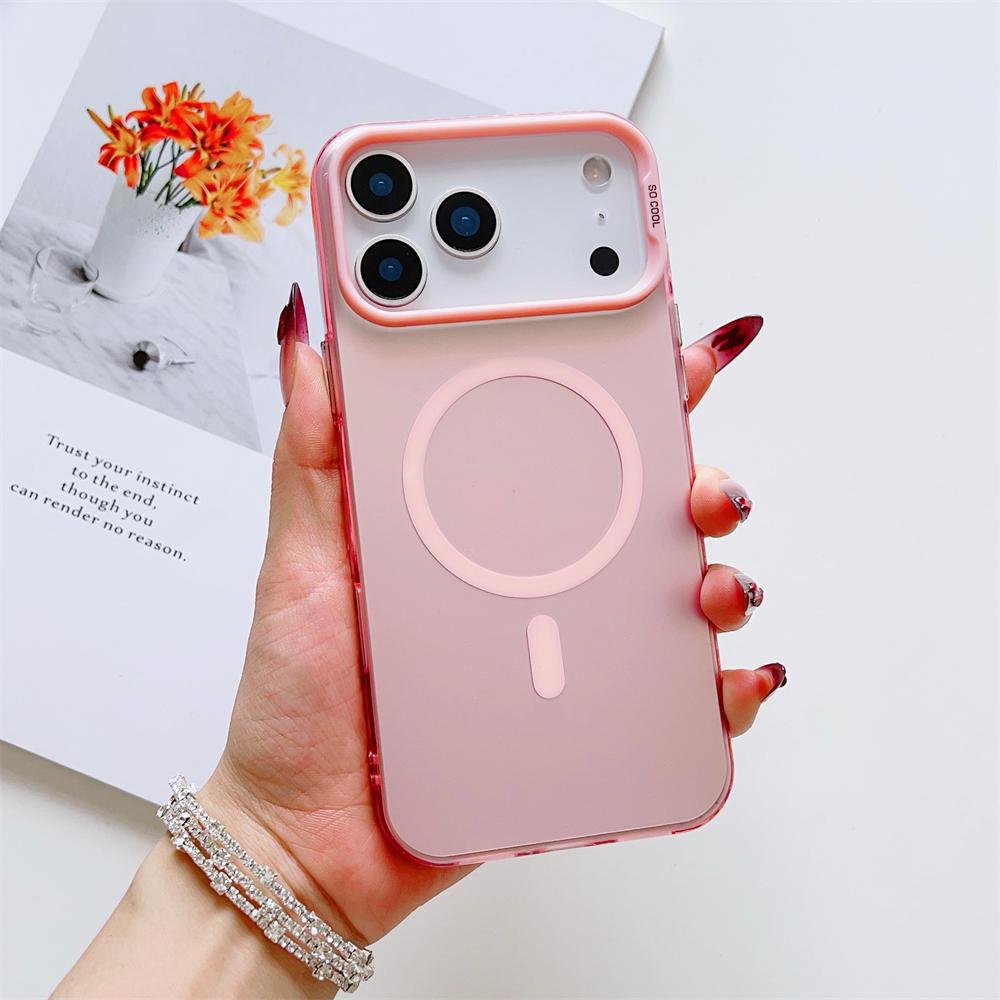 Luxury Candy Magnetic Wireless Charge for Magsafe Case for IPhone 17 Pro Max Air 16E 15 14 13 12 11 Pro Max Plus Shockproof Bumper Cover