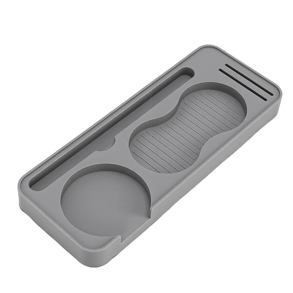 Coffee Tamper Mat Silicone Tamping Pad for Portafilter Tamper Distributor Brush Puck Screen Water Proof Heatproof Tamp Station for Counter