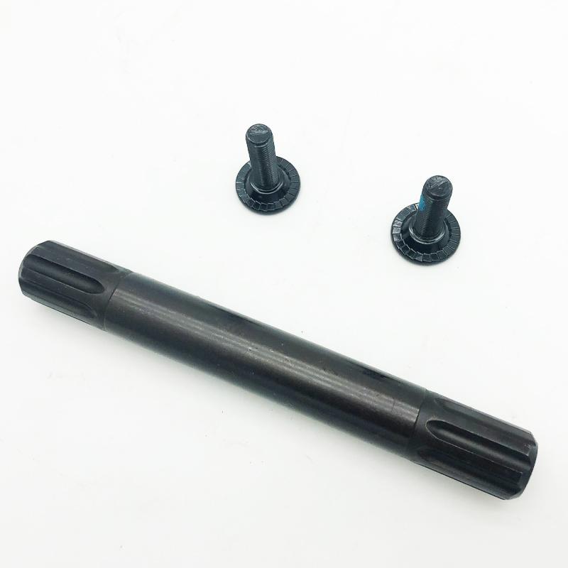 TAOZIK Strong Steel BMX Bike Bottom Bracket Shaft 19 150mm Length 8 Spindle Thread BB Shaft