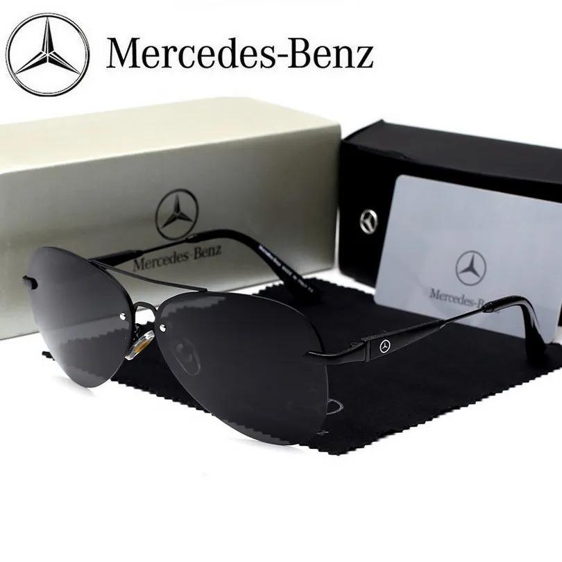 Naklejka Samochodowa Dla Mercedes Benz Klasy A B C E S V GLB GLC GLE AMG Pilot SLK SLC ML Samochód Wysoki Mężczyźni Przeciwodblaskowe Okulary Kierowcy Polaryzacyjne