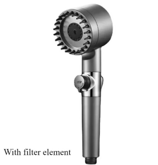 Duża Słuchawka Prysznicowa 7 Trybów Regulowana Słuchawka Prysznicowa Łazienka Wysokociśnieniowa Wodooszczędna Bateria Prysznicowa Dysze Akcesoria Łazienkowe