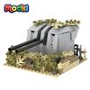 MOOXI Military Series 272Pcs MOC Bricks WW2 Battery Positions Wars Set Model Building Blocks Kids Toys For Children Gift MOC5087