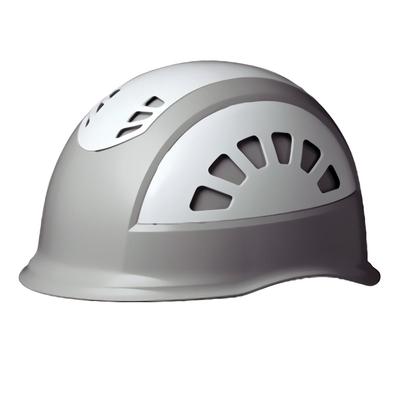 Arbeit aus mit Belüftung SC17BV RA NS mit [Midori Anzen] Helm, ABS, Löcher, Anti-Rutsch, Desodorierend, KP, Grau/Weiß