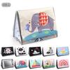 Source 21 0-3 Year Old Baby Cloth Book Animal Tail Cloth Book Early Education Fun Mirror Desk Calendar Cloth Book Toy