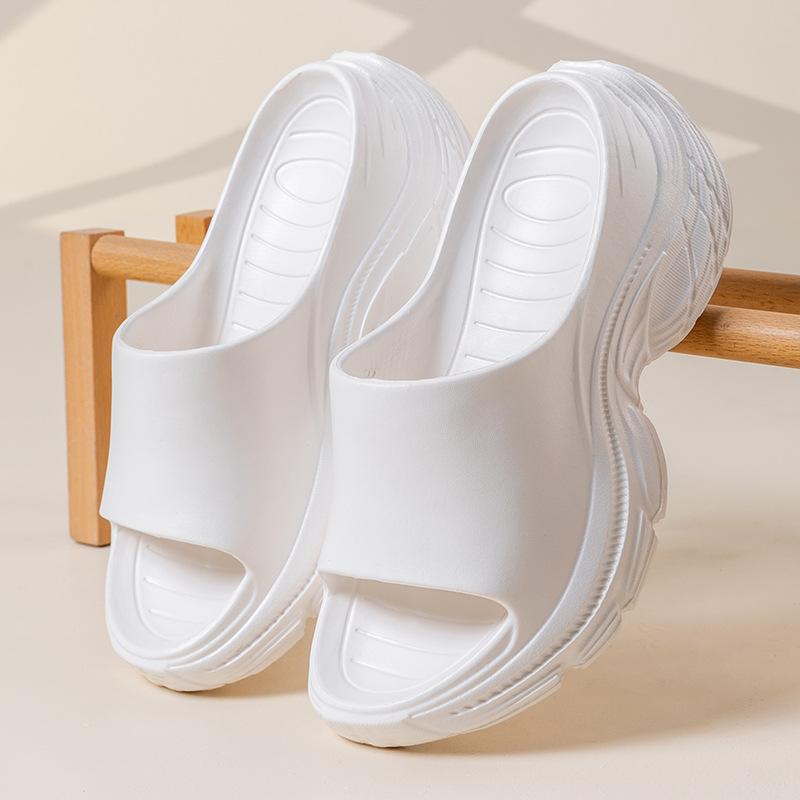 Super Thick-bottomed Cool Slippers Summer Indoor Home Non-slip and Deodorant Outer Wear Fashionable Height-increasing Cool Slippers